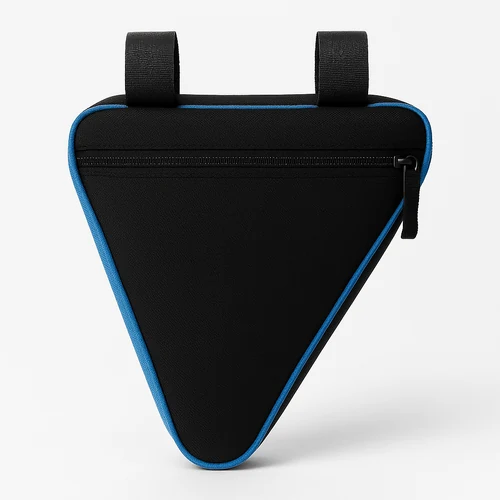 Ridgeline Trail — Bike Frame Bag in Black / Blue
