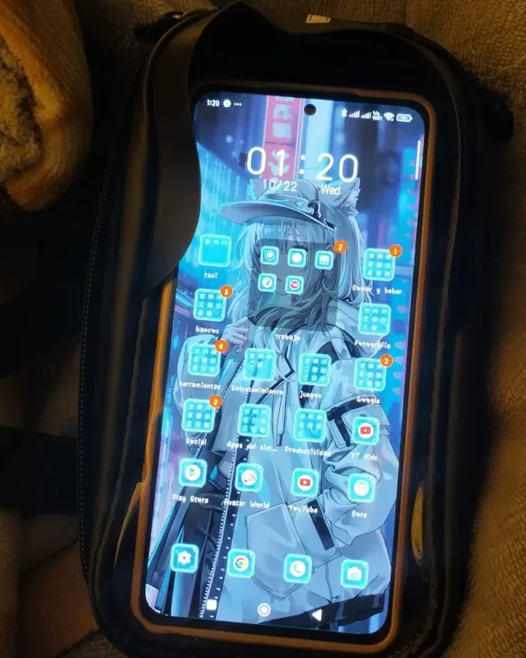 Ridgeline Pilot — Top Tube Phone Bag photographed by a verified buyer