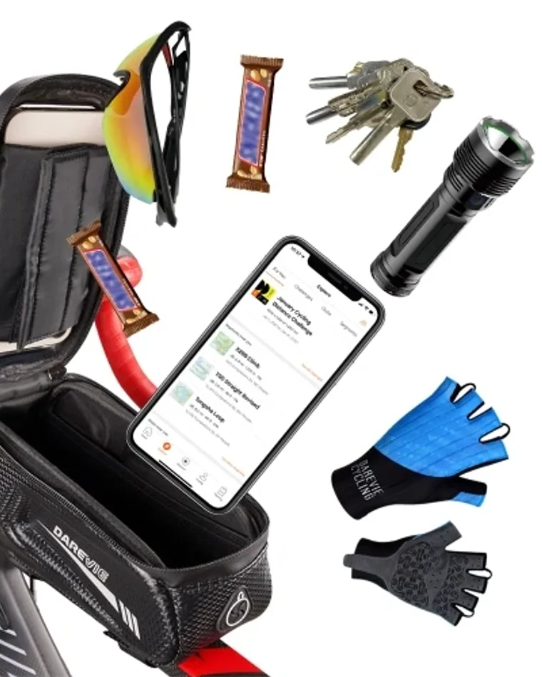 Ridgeline Pilot — Top Tube Phone Bag photographed by a verified buyer