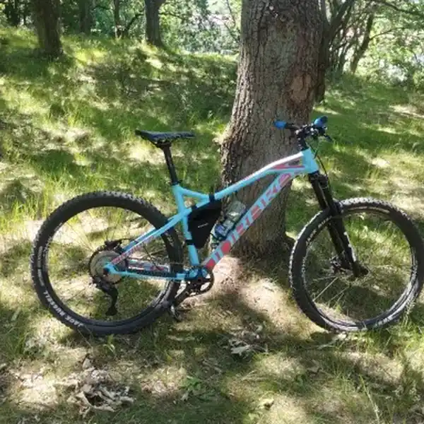 Ridgeline Trail frame bag mounted on a bike, photographed by a verified buyer